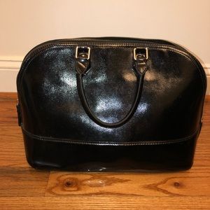 Black Top Handle Handbag